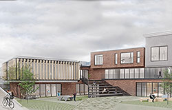 Skola un sporta centrs Valgā. Lauder Architects
