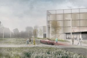 Konkursa projekts Kosmosa centram Cēsīs, 2017. gads, 1. vieta. Autori: Lauder Architects, ALPS, Acitektura, CMB