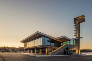 Atjaunotā piestātnes ēka Nidā — LG Projektai & GAL Architektai, 2019